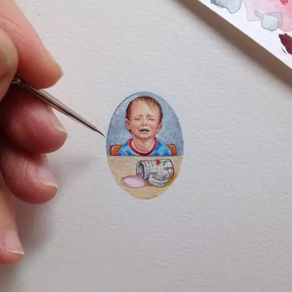 拇指插画,艺术个人插画