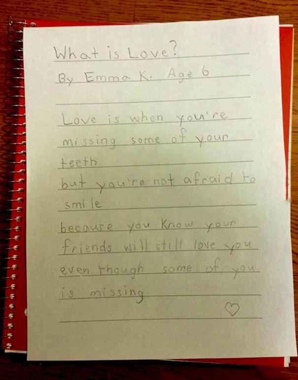 14张小孩写的超真诚情人节卡片,实在不知道是该感动还是该报警