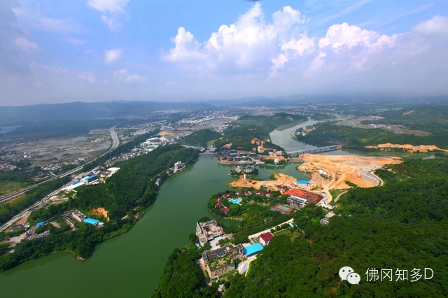 航拍佛冈全景高清视频,佛冈航拍景区