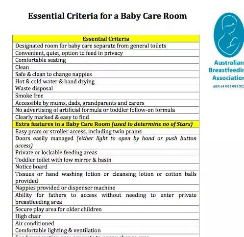 母婴室的设置，足见成熟的文明社会