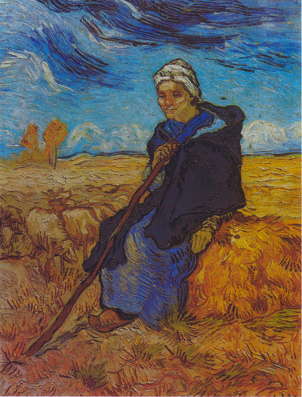 梵高圣玛丽海景,梵高圣玛丽海景画中人