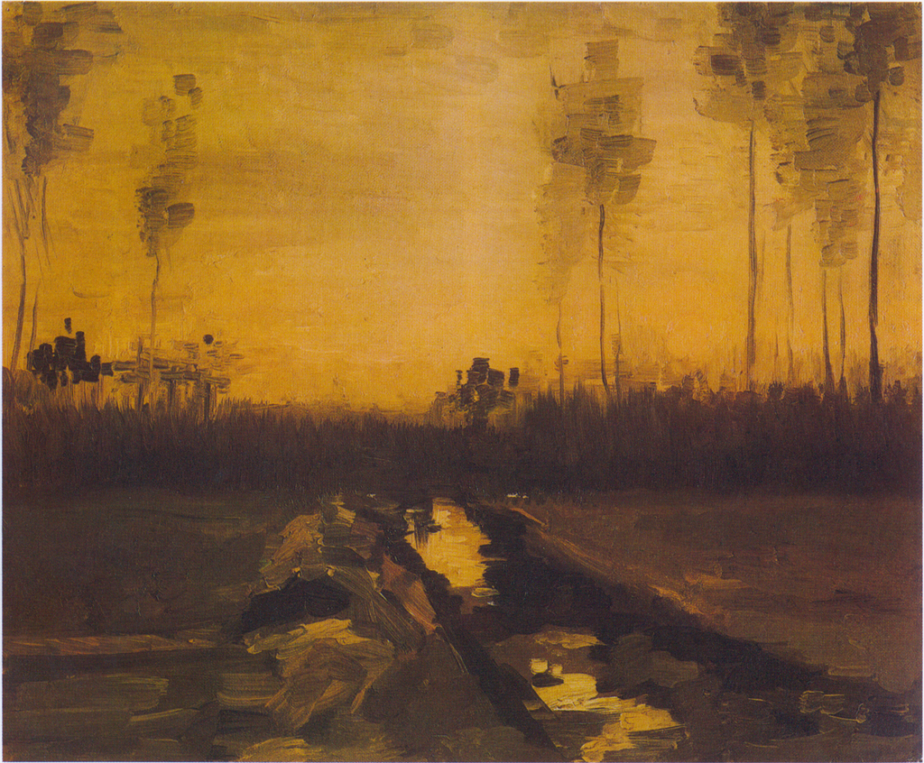 纽约大都会博物馆梵高向日葵油画,梵高非凡人生油画作品