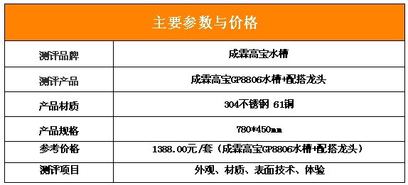 小户型最爱小巧玲珑成霖高宝水槽龙头套组测评