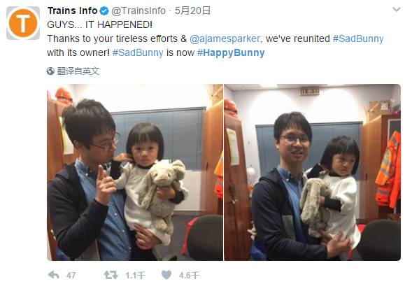 上万悉尼网友各显神通，只为找到这只玩偶兔的主人……