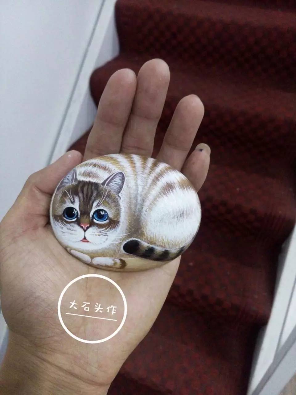 零基础学手绘石头画,手绘之家图片