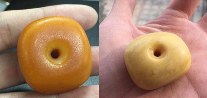 为什么老蜜蜡孔道比较大,老蜜蜡为什么有的孔磨损很厉害