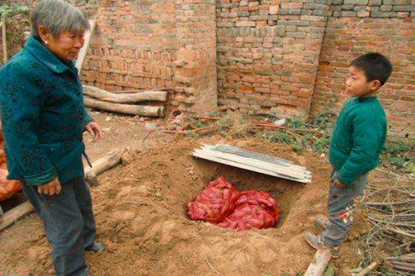 家庭夏天冰箱自制咸肉,野外自制冰箱