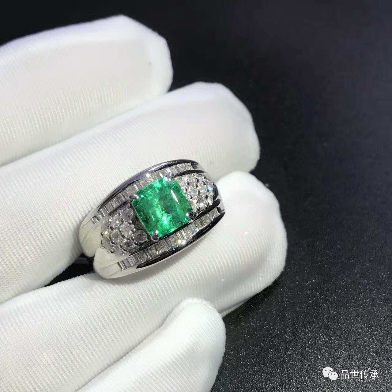 祖母绿戒指女款,祖母绿戒指