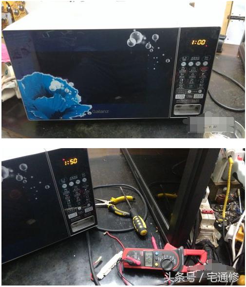 微波炉二极管击穿维修,微波炉磁控管插脚击穿怎么回事