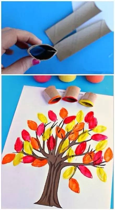 废物利用纸筒手工幼儿园,纸筒动物创意手工幼儿园