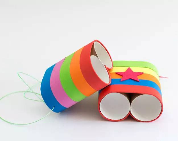 废物利用纸筒手工幼儿园,纸筒动物创意手工幼儿园