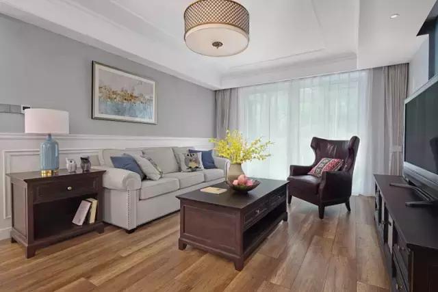 140平美式现代轻奢风,现代风格小户型三房