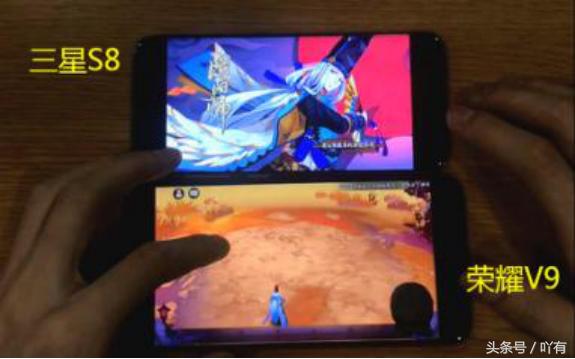 三星s8对比荣耀9,荣耀10和三星s8
