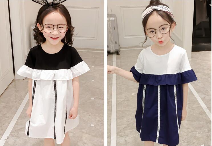 小清新连衣裙女童装,女童装6-12岁潮款连衣裙加厚