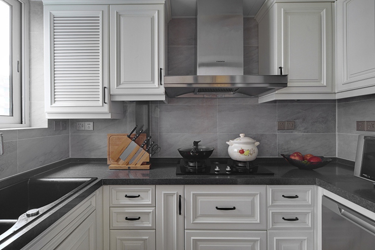 140平美式现代轻奢风,现代风格小户型三房