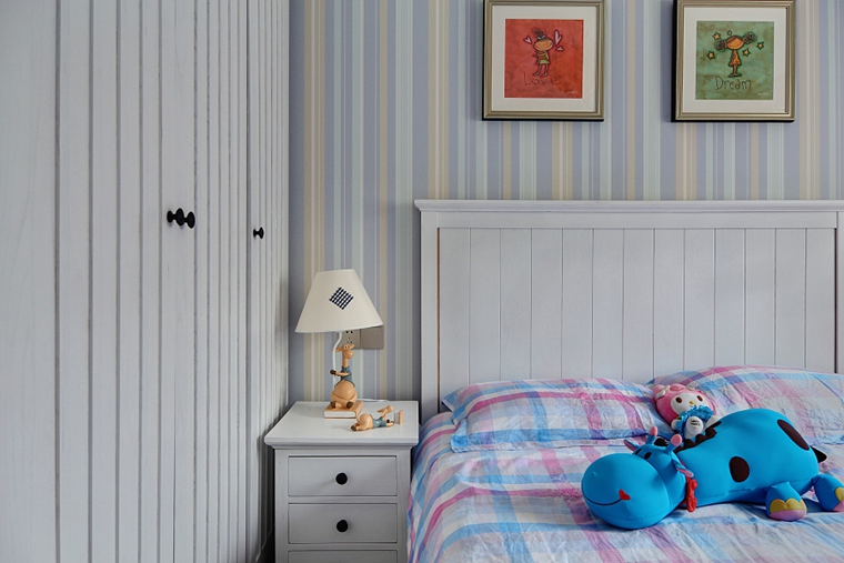 140平美式现代轻奢风,现代风格小户型三房