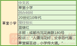 成都公立小学最全排名一览表,成都小学前10名