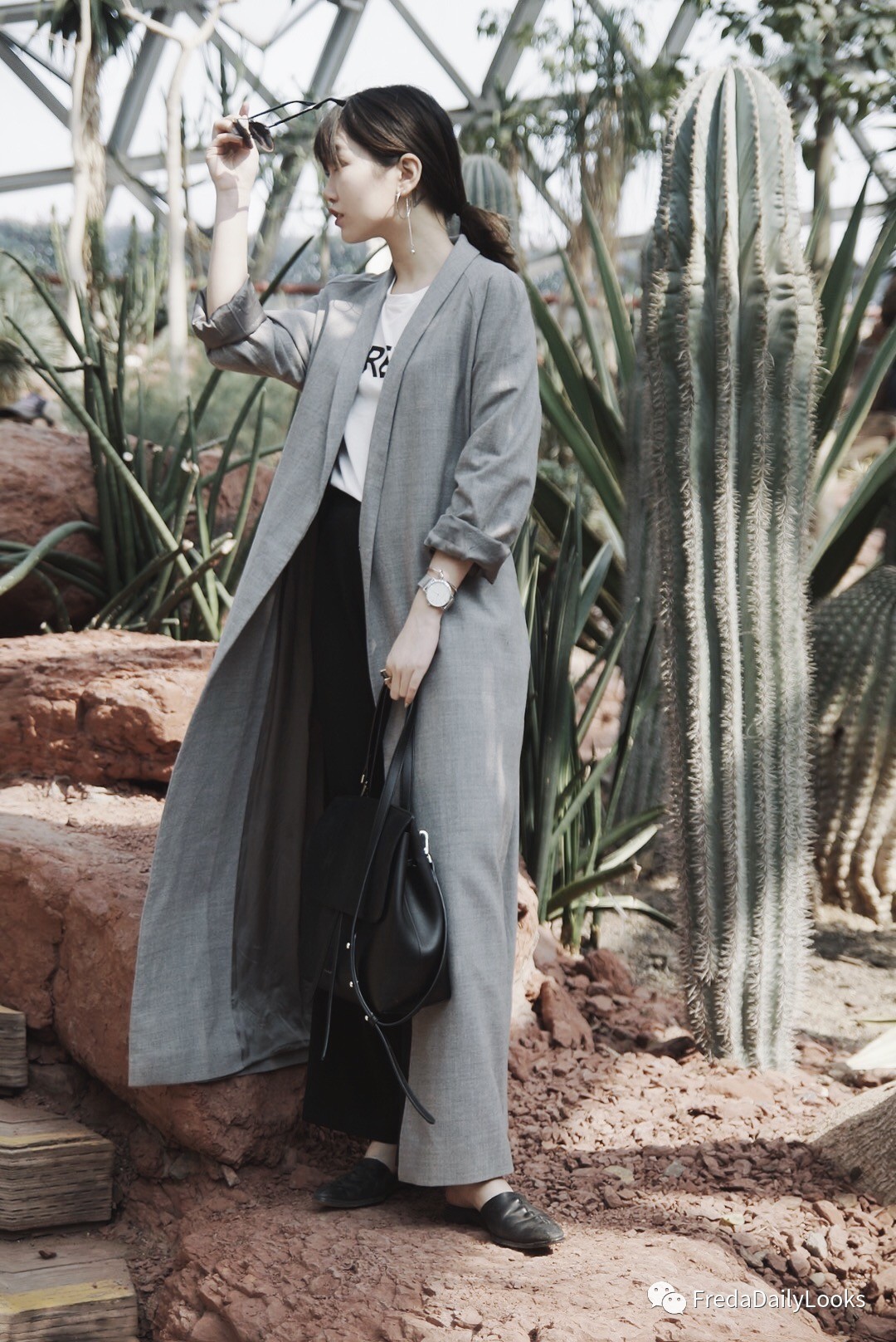 freda穿搭初秋最爱的五套搭配,不同的白tee如何搭配可以更出彩