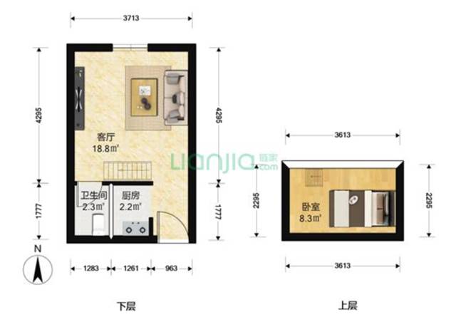 最流行的loft户型图,顶级loft户型