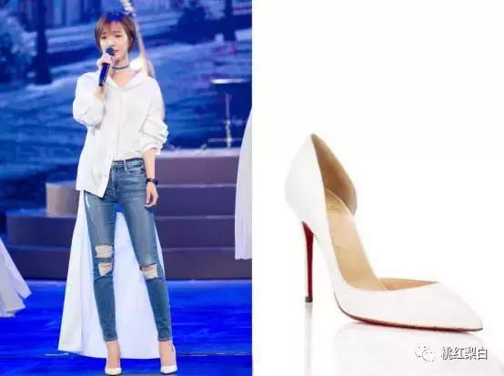 angelababy的同款鞋,angelababy穿高跟鞋崴脚
