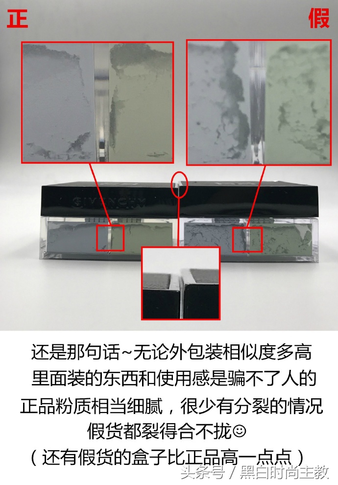 纪梵希四宫格散粉怎么辨真伪图片,纪梵希四宫格一号粉怎么辨别真假