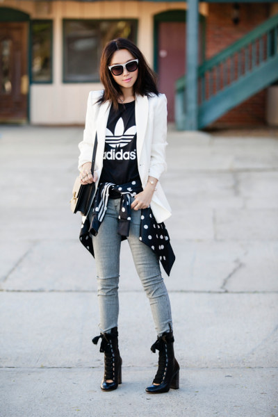 三叶草潮流系列穿搭,三叶草一套穿搭