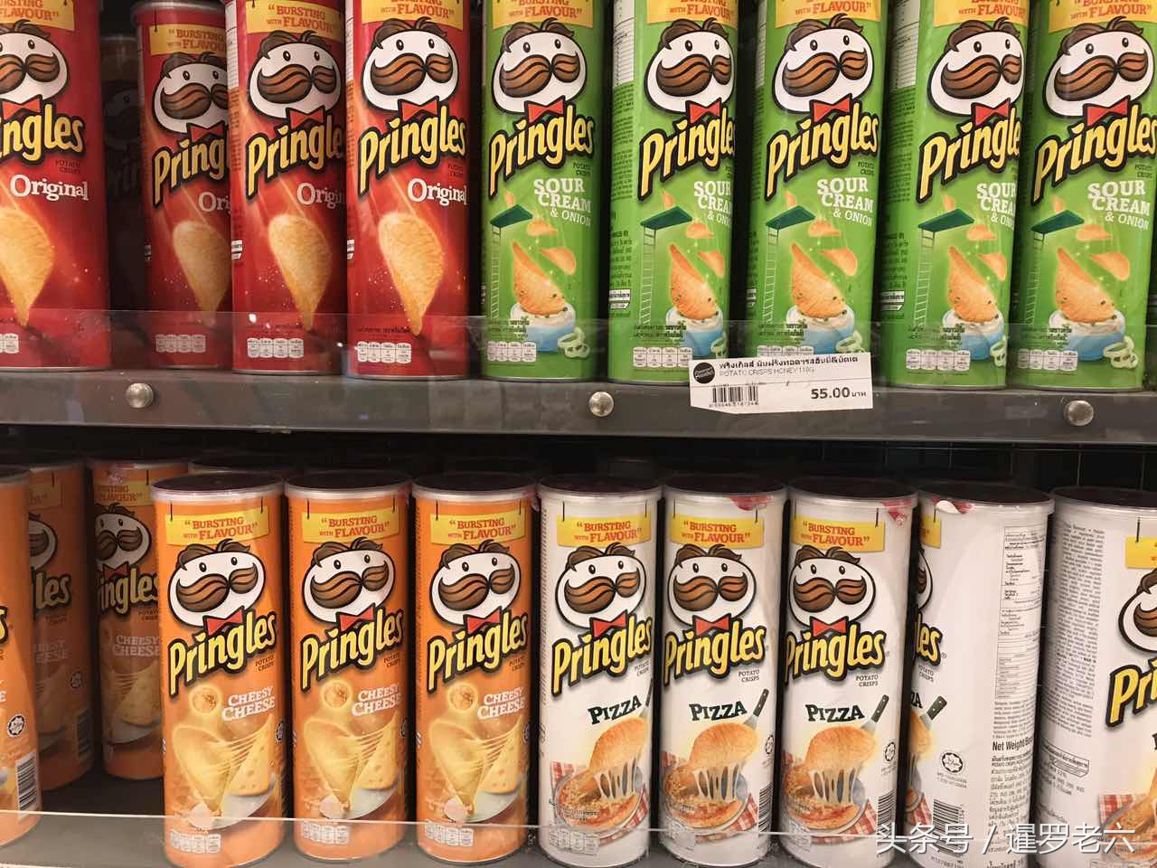 泰国超市买食品,泰国超市买乐事薯片