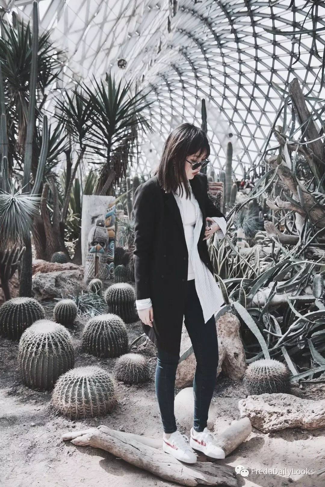 freda穿搭初秋最爱的五套搭配,不同的白tee如何搭配可以更出彩