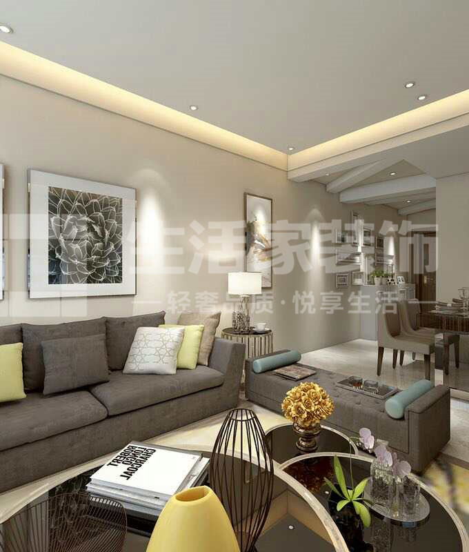 博欣盛世装修实景图,昆明博欣盛世120平