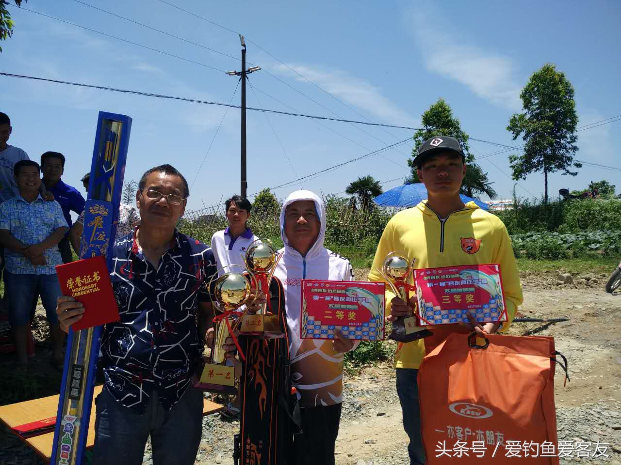 晒晒钓过的鱼,晒渔获