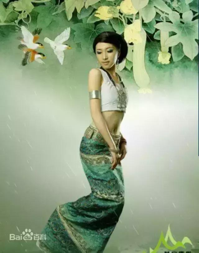 少数民族服饰傣族舞蹈,少数民族服装傣族