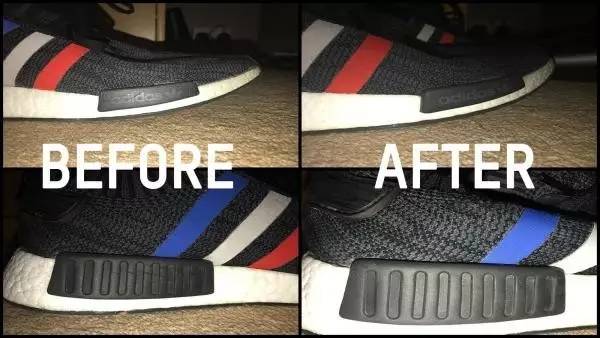 吹风机减缓球鞋褶皱,有效去除球鞋鞋头褶皱