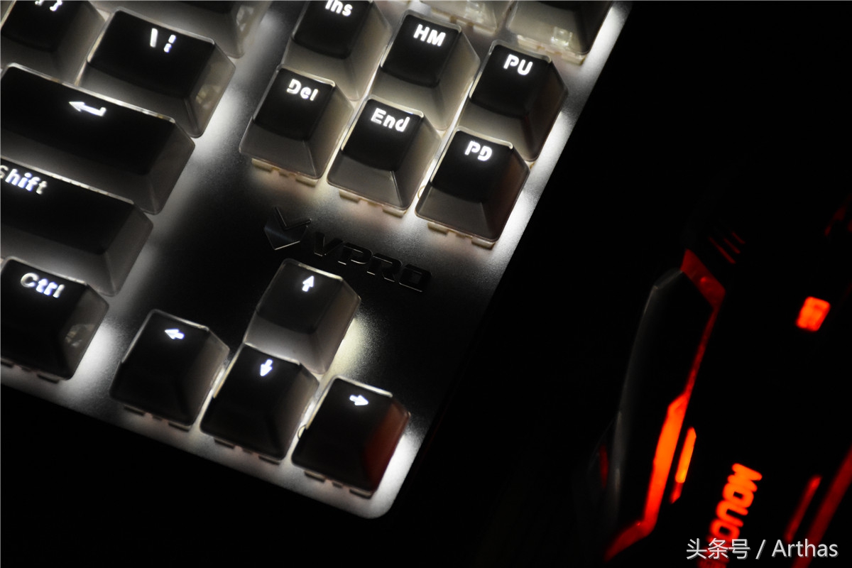 雷柏v500pro机械键盘测评,合金版雷柏v500键盘测评