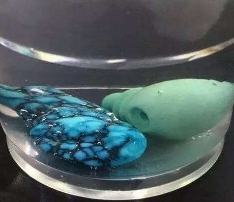 绿松石的白点和裂的区别,绿松石深度解析