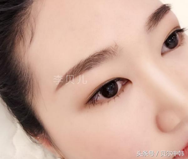 李贝儿自然眉丨做韩式半永久眉毛后几天结痂掉痂?