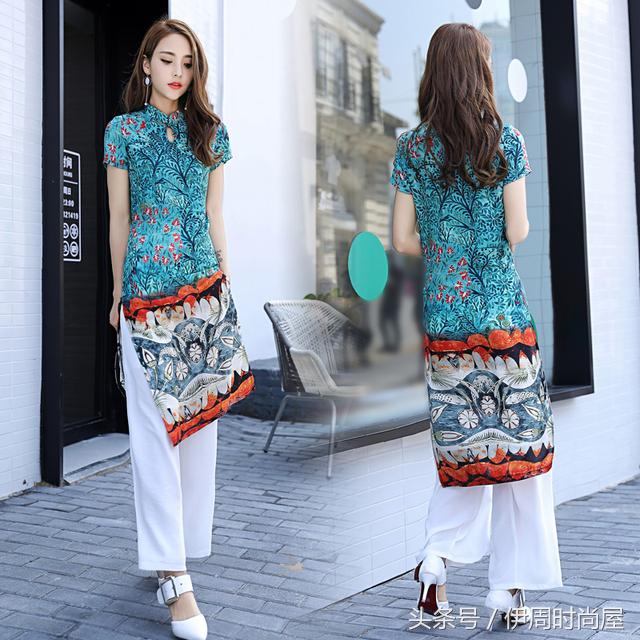 阔腿裤套装洋气时髦个性,时尚阔腿裤套装洋气减龄