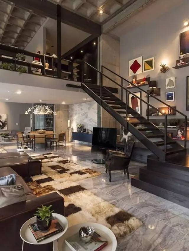 最流行的loft户型图,顶级loft户型