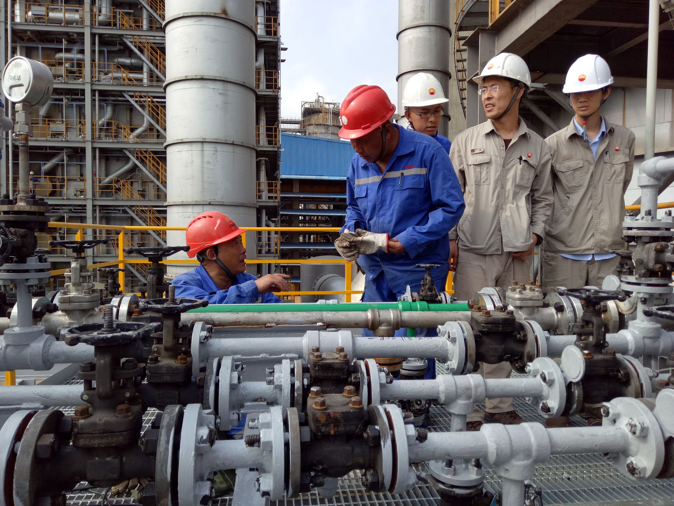 广西石化钦州石化全景,广西钦州石化现场工作视频