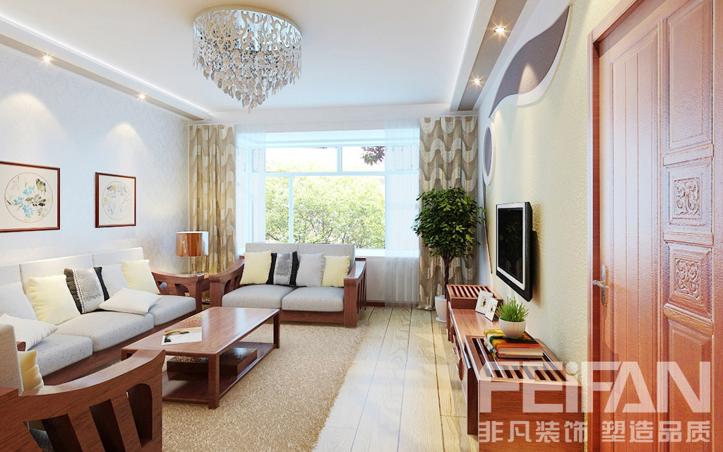 大庆非凡装修工厂店奥林小区装修效果图欣赏