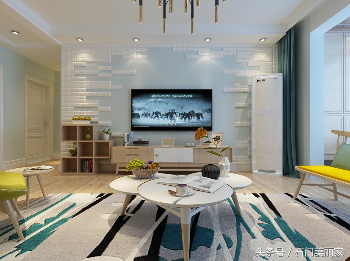 天海誉天下两室装修,天海誉天下二室户型