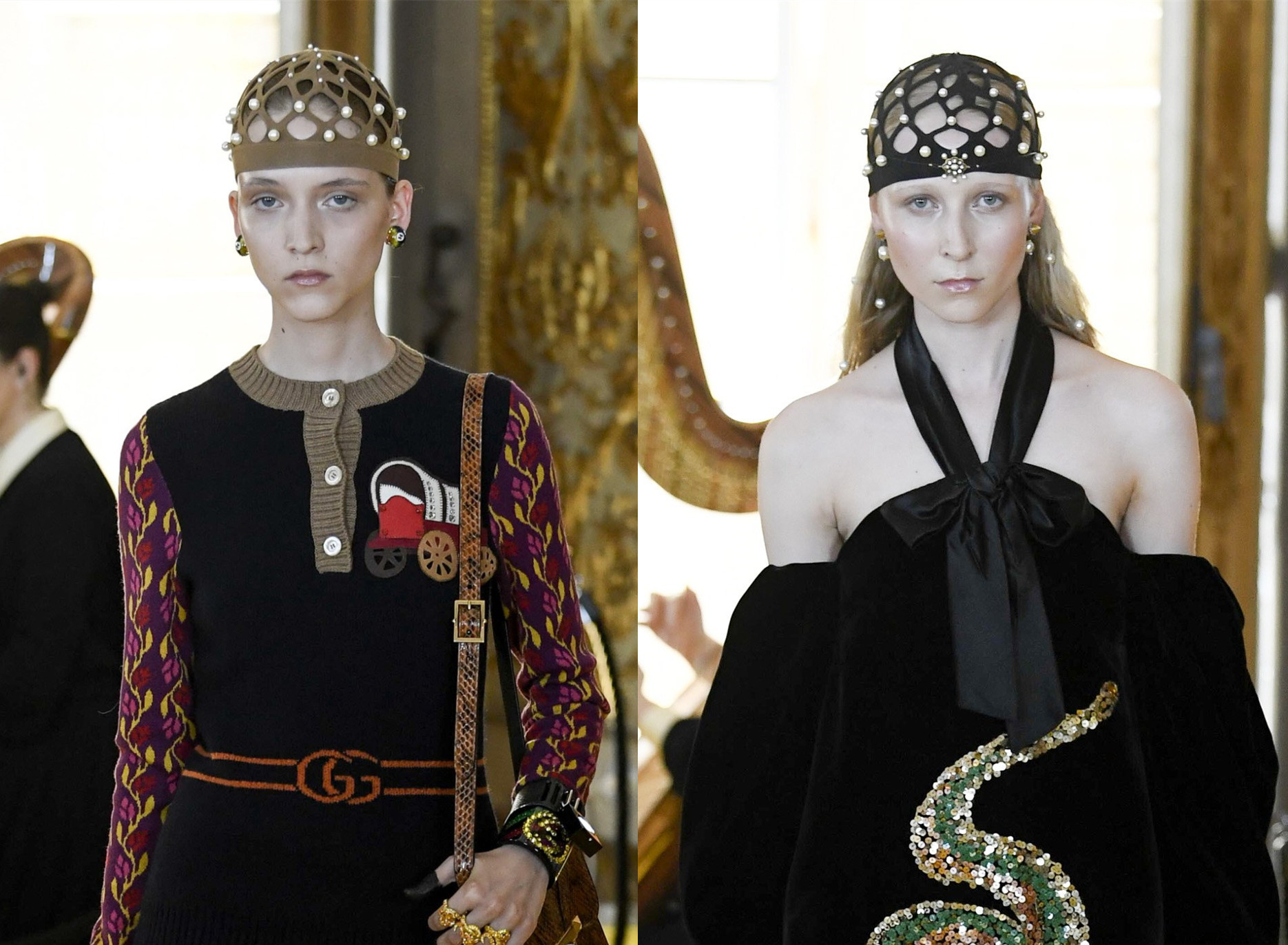 头戴紧箍圈身穿刺绣服，Gucci2018早春秀入戏西游记太深