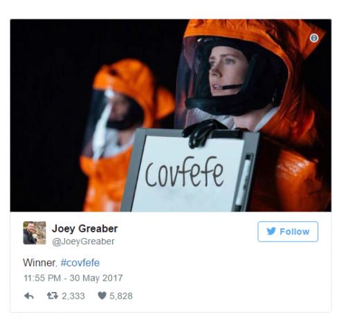 特朗普推特现一神秘新词，全世界都在忙着猜