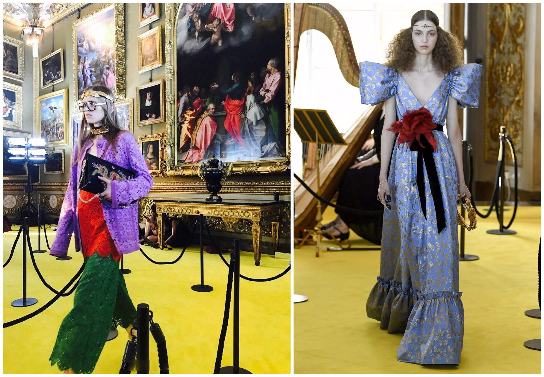 头戴紧箍圈身穿刺绣服，Gucci2018早春秀入戏西游记太深