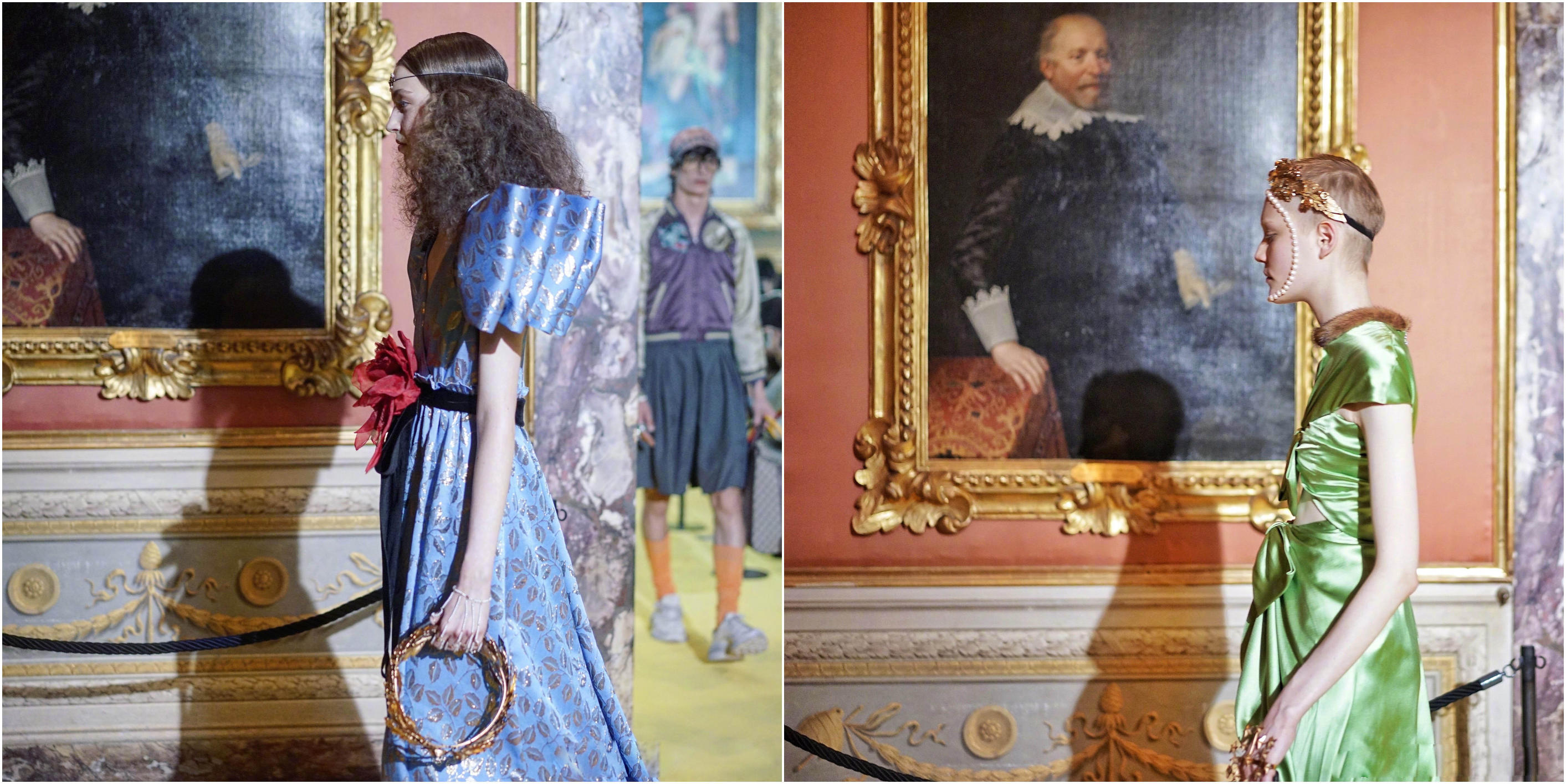 头戴紧箍圈身穿刺绣服，Gucci2018早春秀入戏西游记太深