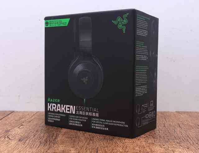 雷蛇耳机北海巨妖萌猫版无线黑色,雷蛇razer北海巨妖耳机头戴式7.1