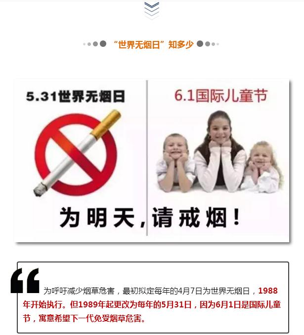 世界无烟日丨当你点燃香烟那时起，你便与魔鬼签写了契约