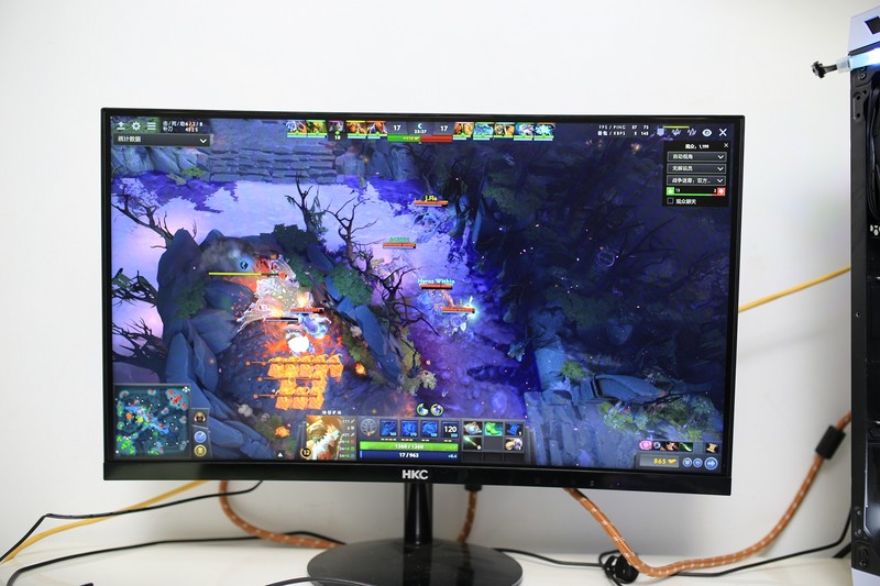 32寸hkc曲面显示器测评,hkc27寸显示器c270曲面