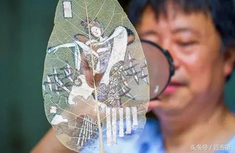 叶中有画画中有叶沉寂了千年的叶脉画岂止是鬼斧神工