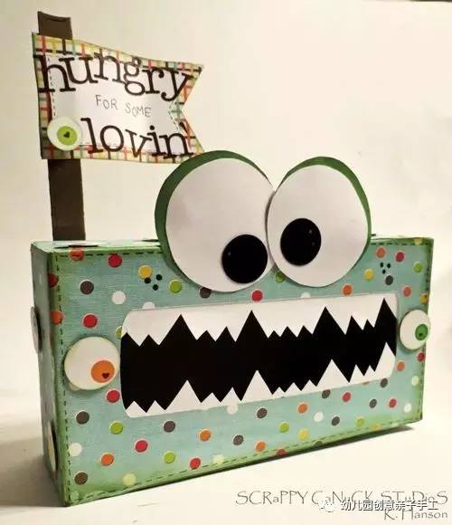 盒子废物利用幼儿园做手工,废物盒子手工制作大全幼儿园