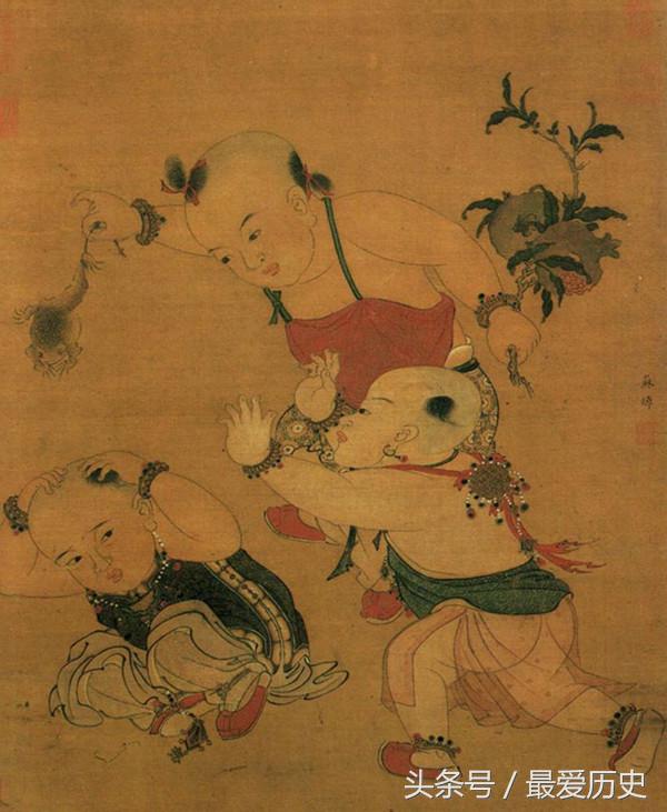 宋朝小朋友,宋代小孩玩游戏